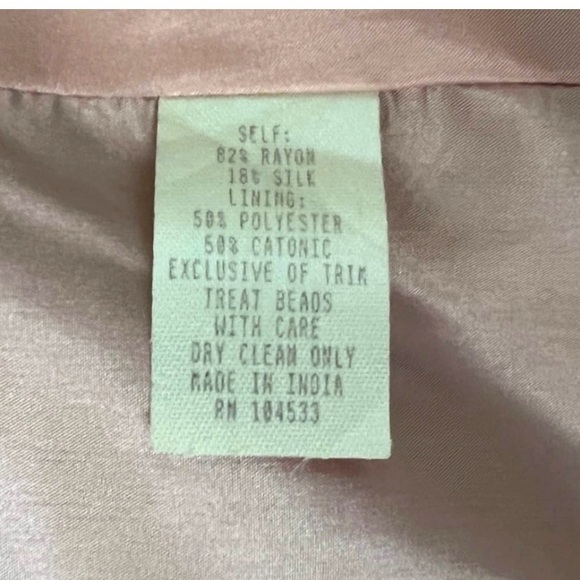 Nanette Lepore Pink Satin Lined Jacket - Picture 7 of 7